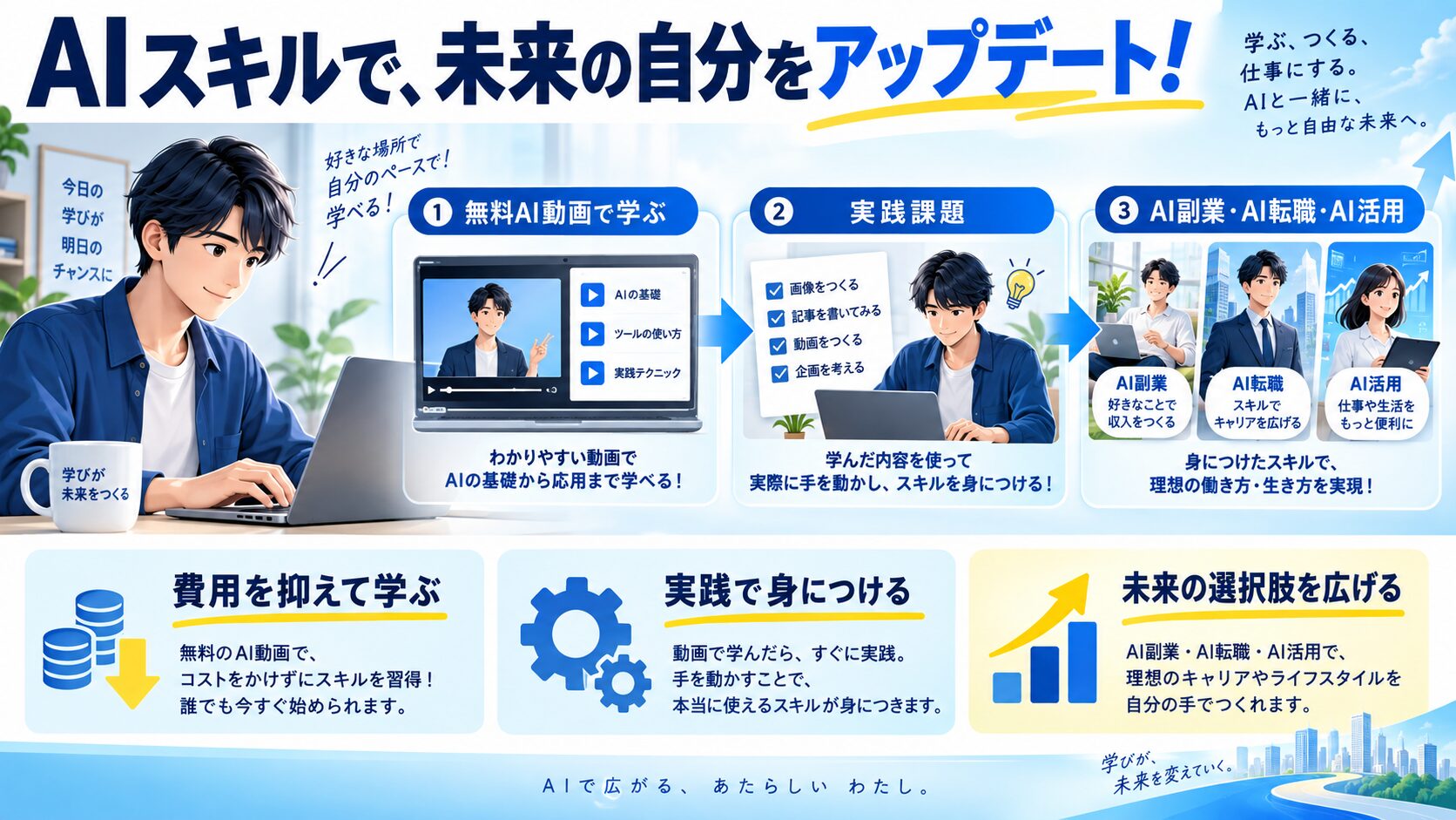AIスキルで、未来の自分をアップデート！