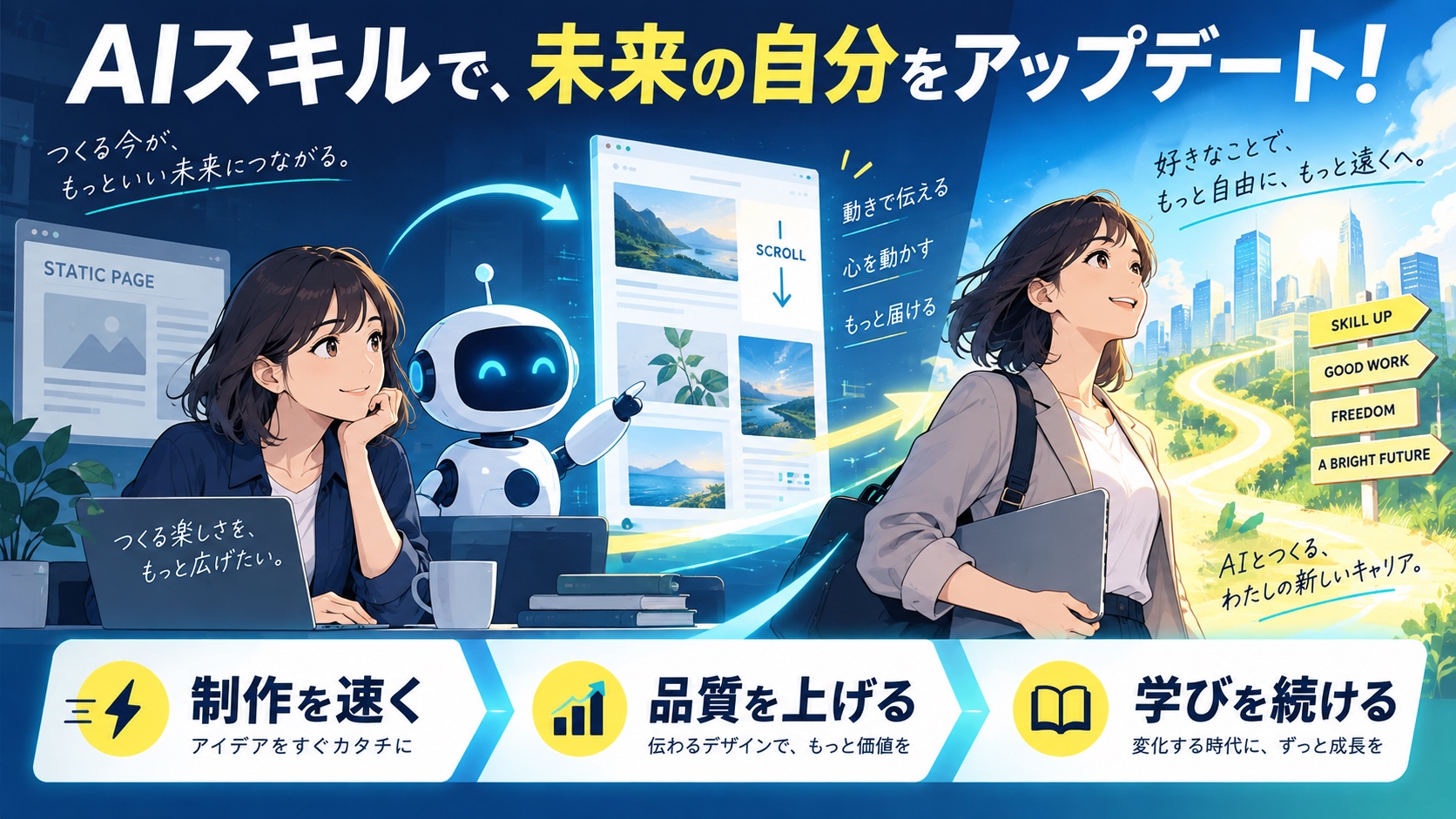 AIスキルで、未来の自分をアップデート！
