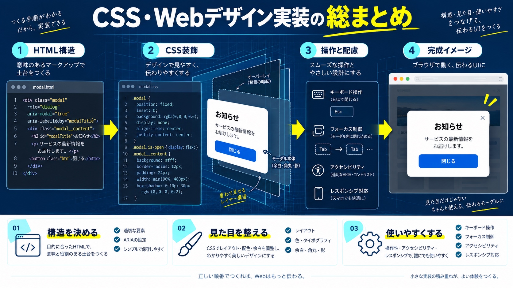 CSS・Webデザイン実装の総まとめ