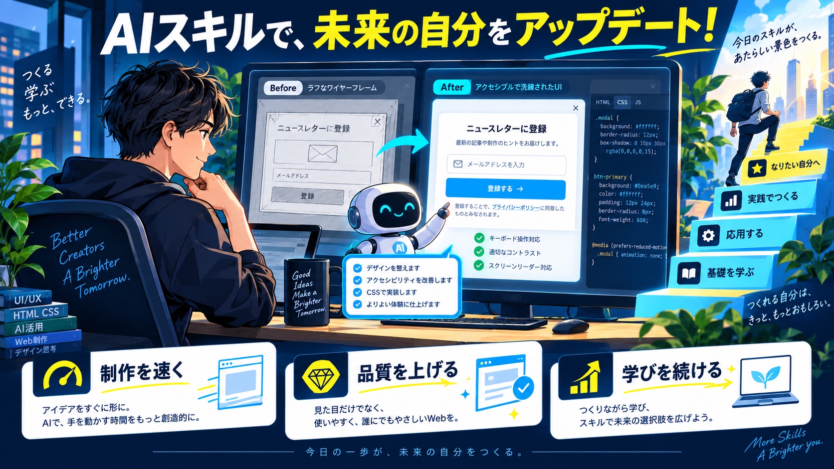 AIスキルで、未来の自分をアップデート!