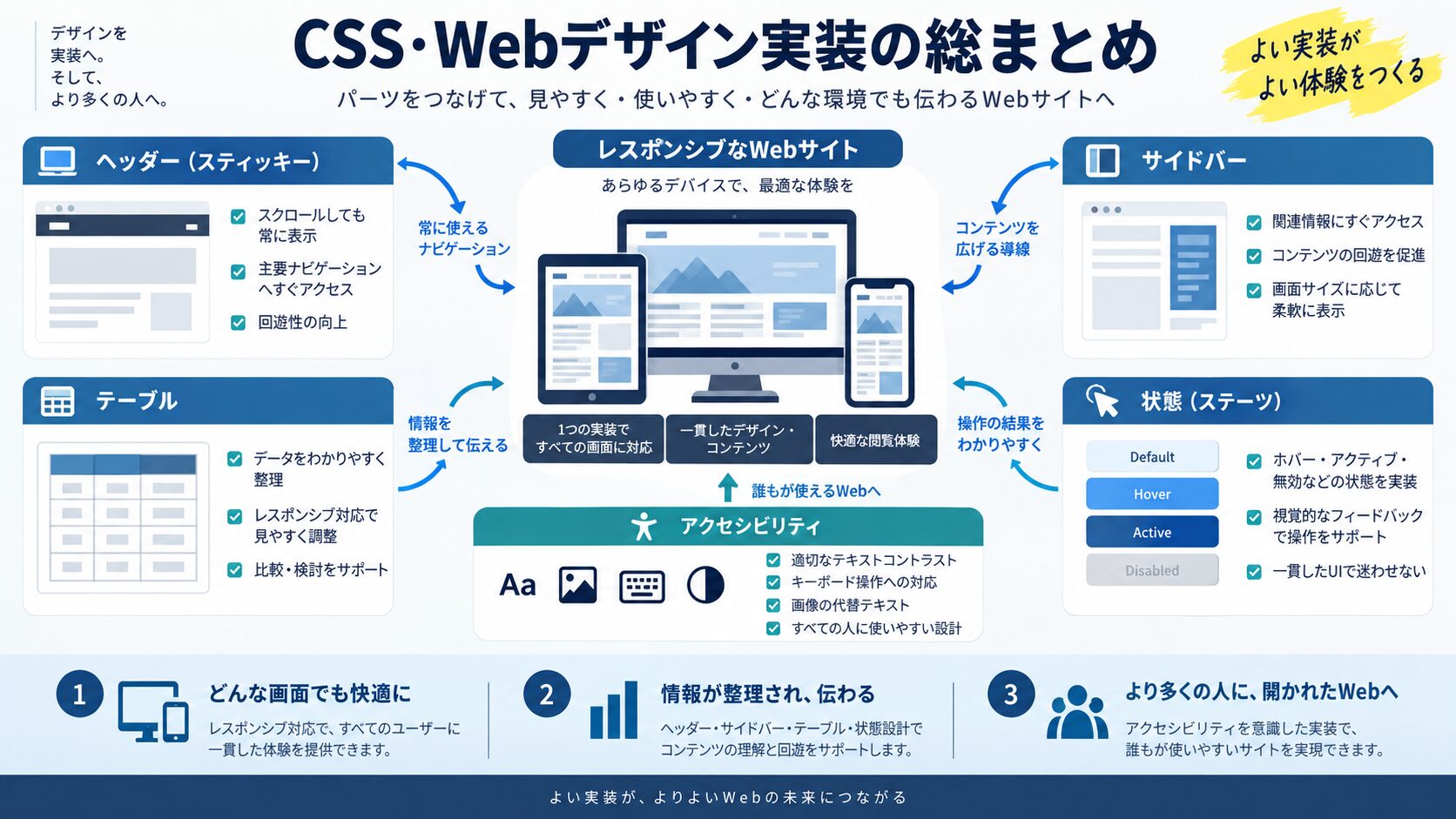 CSS・Webデザイン実装の総まとめ