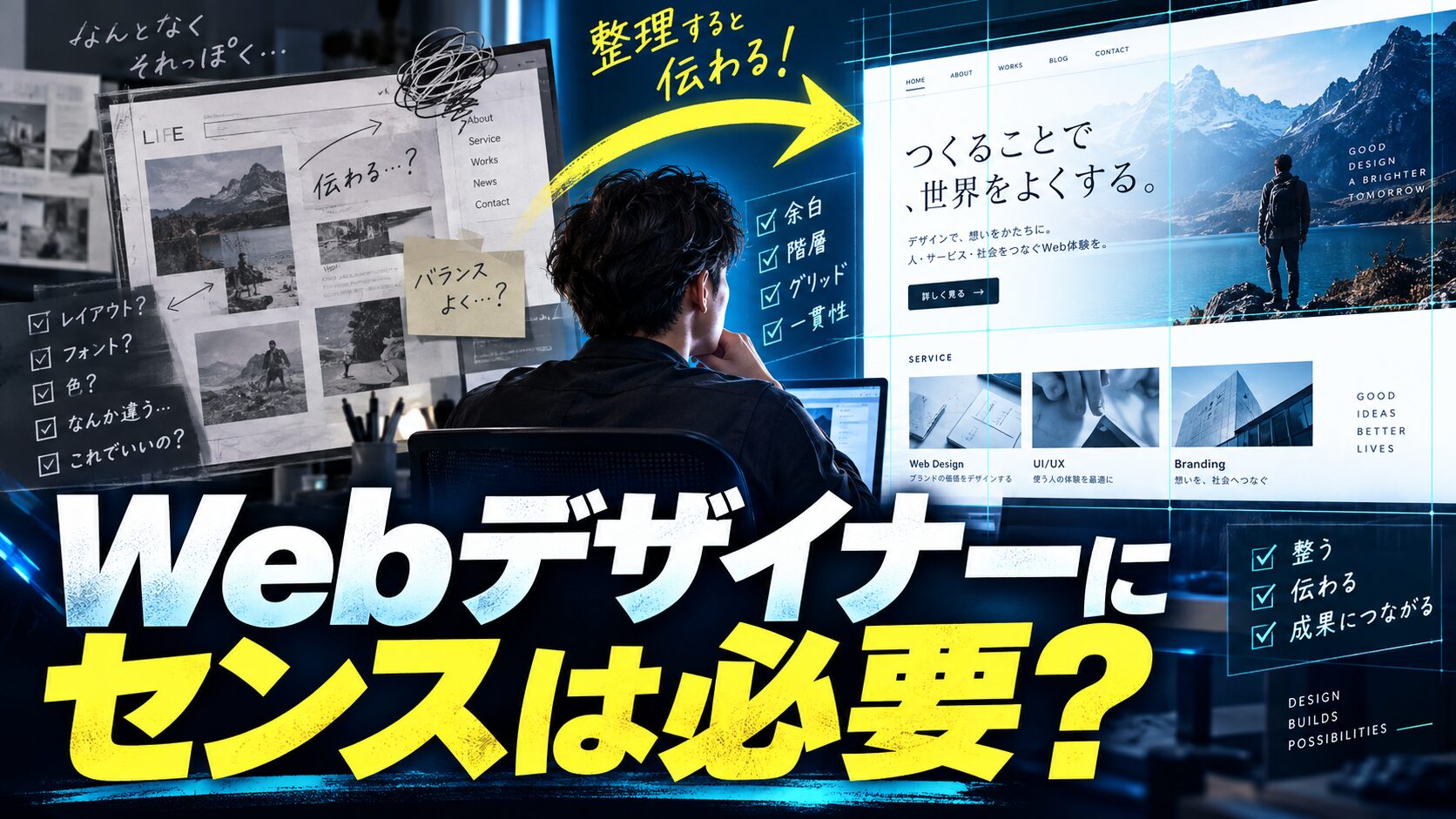 Webデザイナーにセンスは不要？必要なスキル完全ガイド