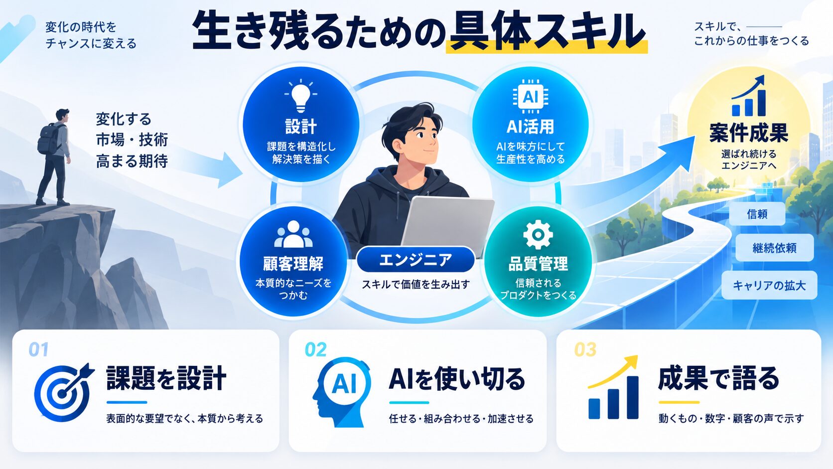 生き残るフリーランスエンジニアの条件：具体スキル編