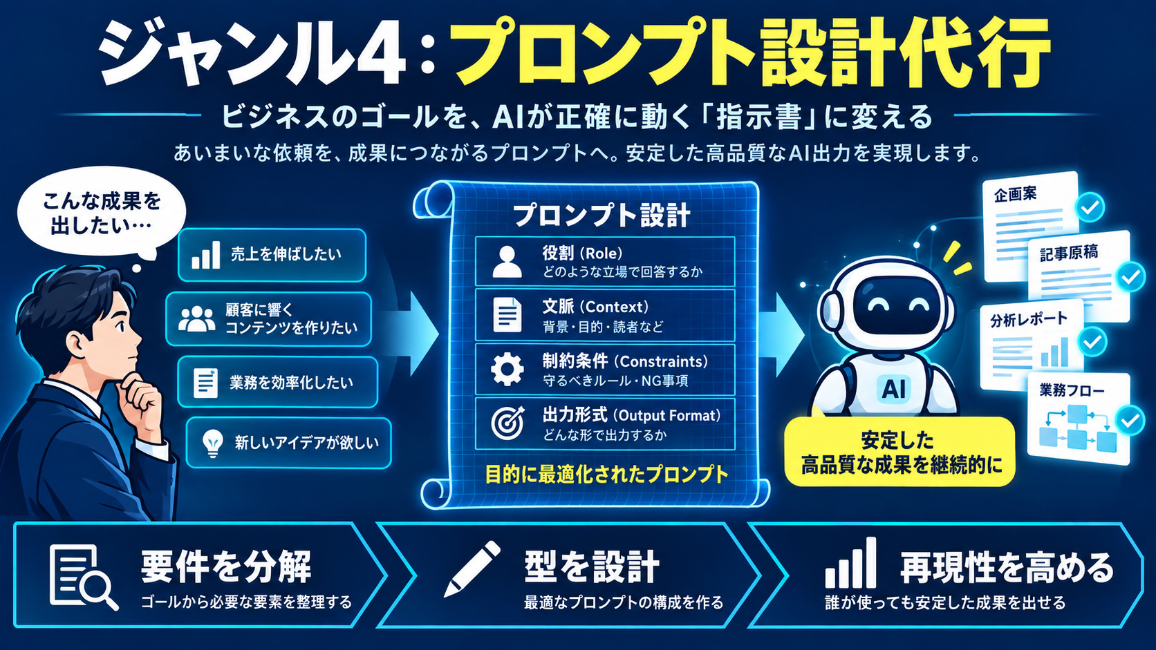 ジャンル4：プロンプト設計代行