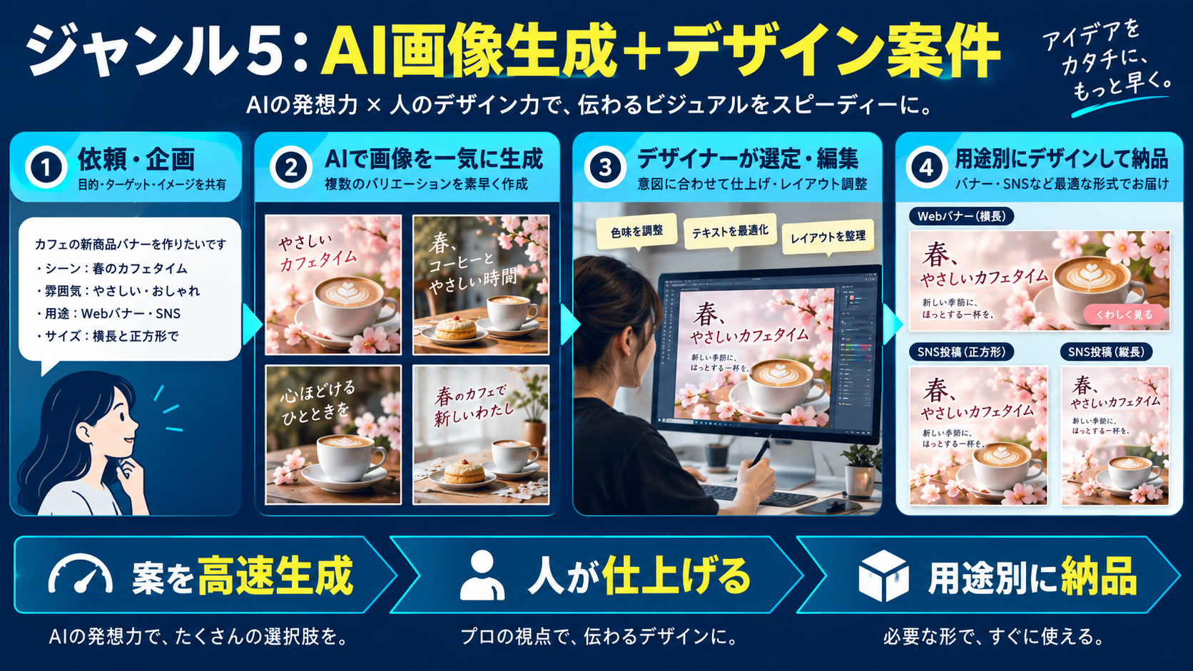 ジャンル5：AI画像生成＋デザイン案件
