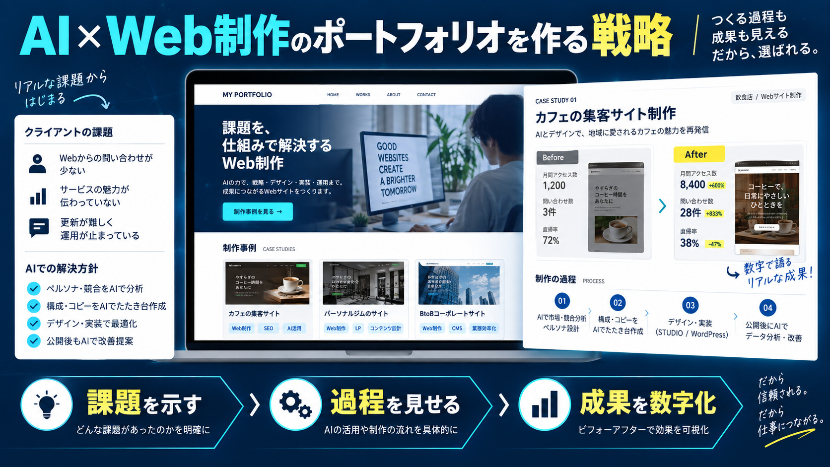AI×Web制作のポートフォリオを作る戦略