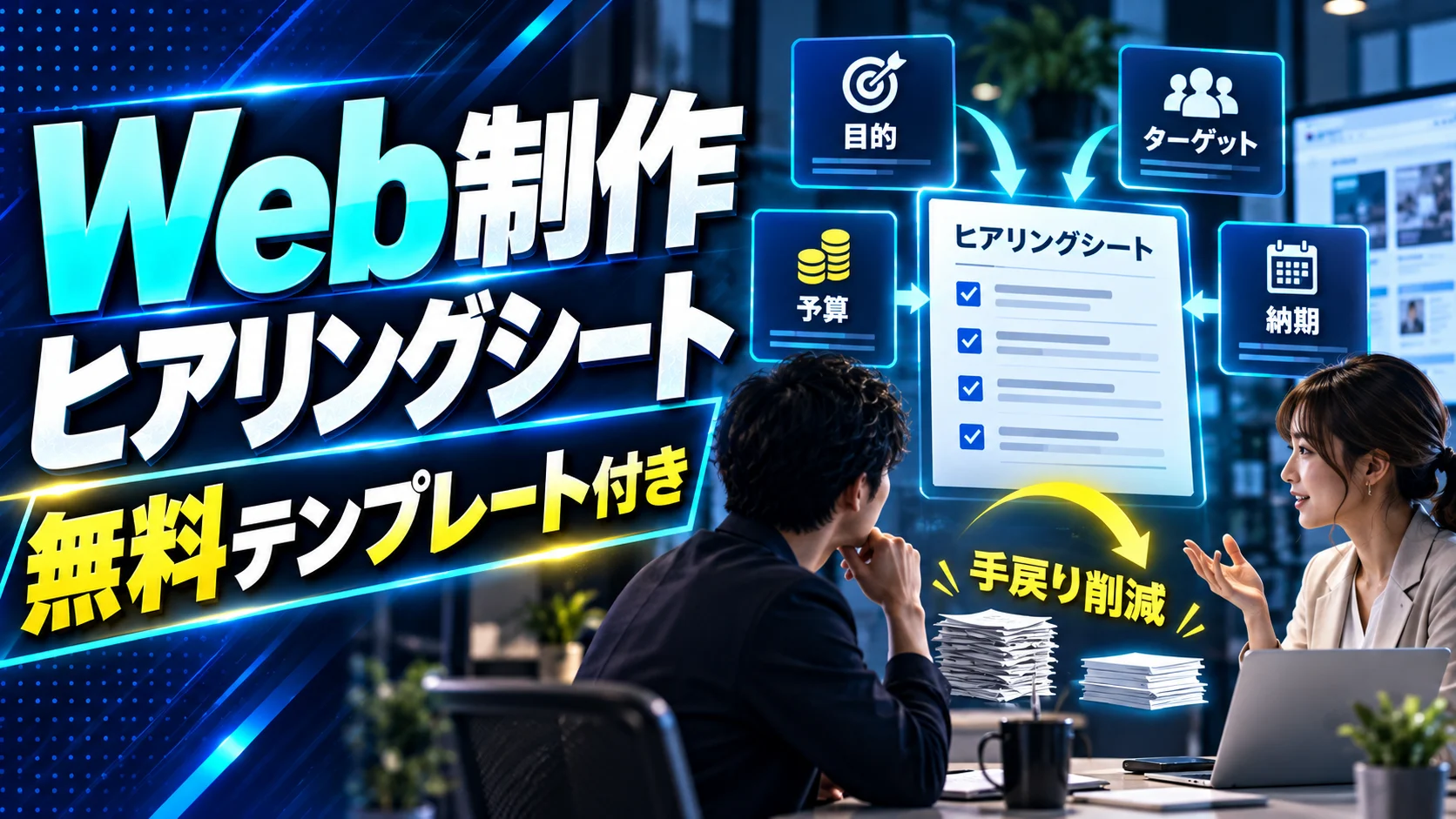 Web制作ヒアリングシート｜無料テンプレート付き