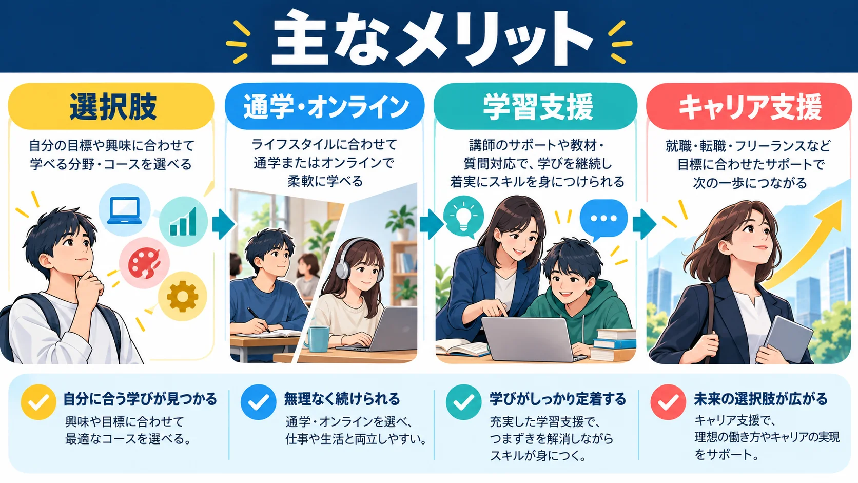 ヒューマンアカデミー のメリット