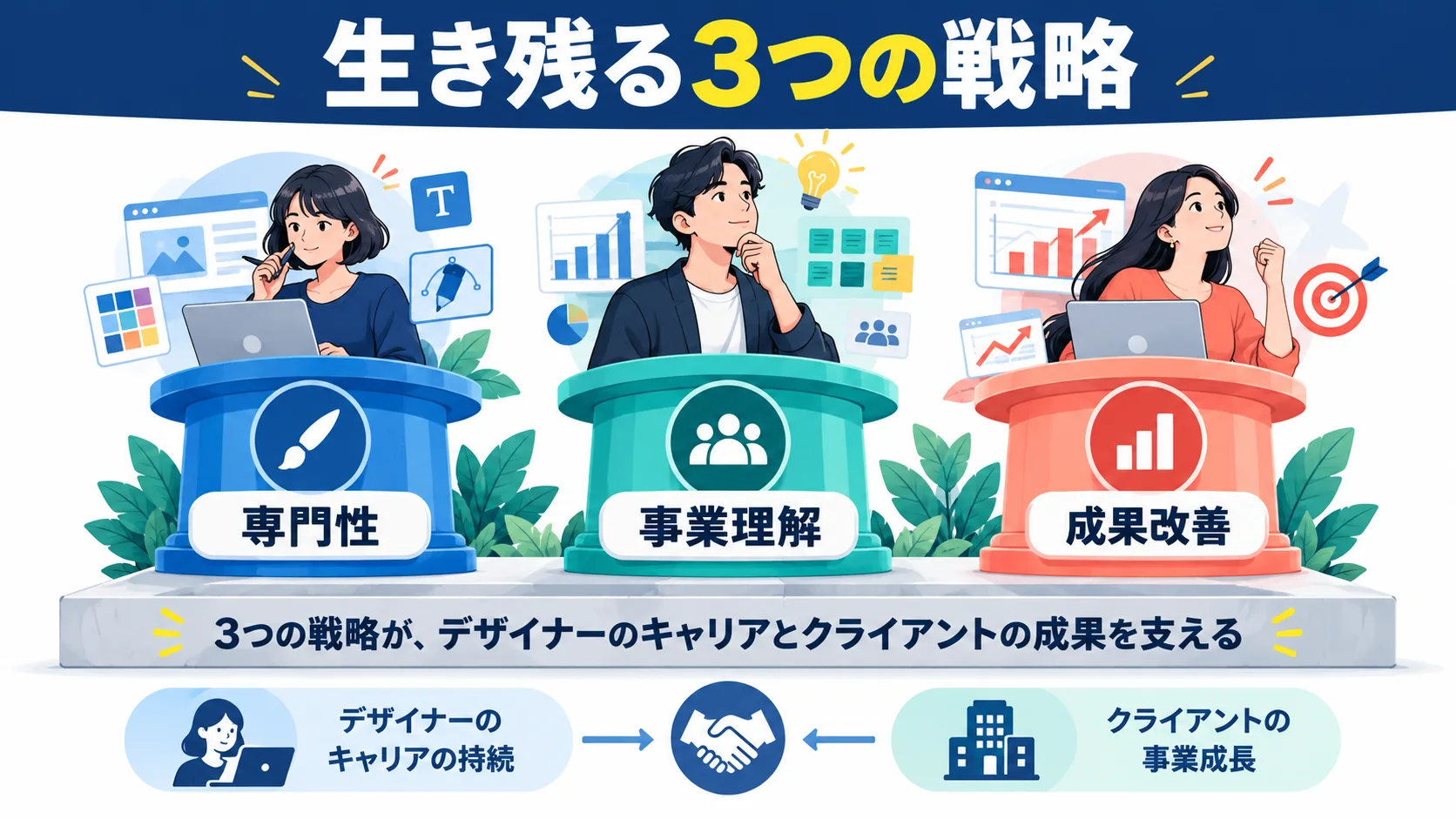 デザイナーが生き残るための3つの戦略