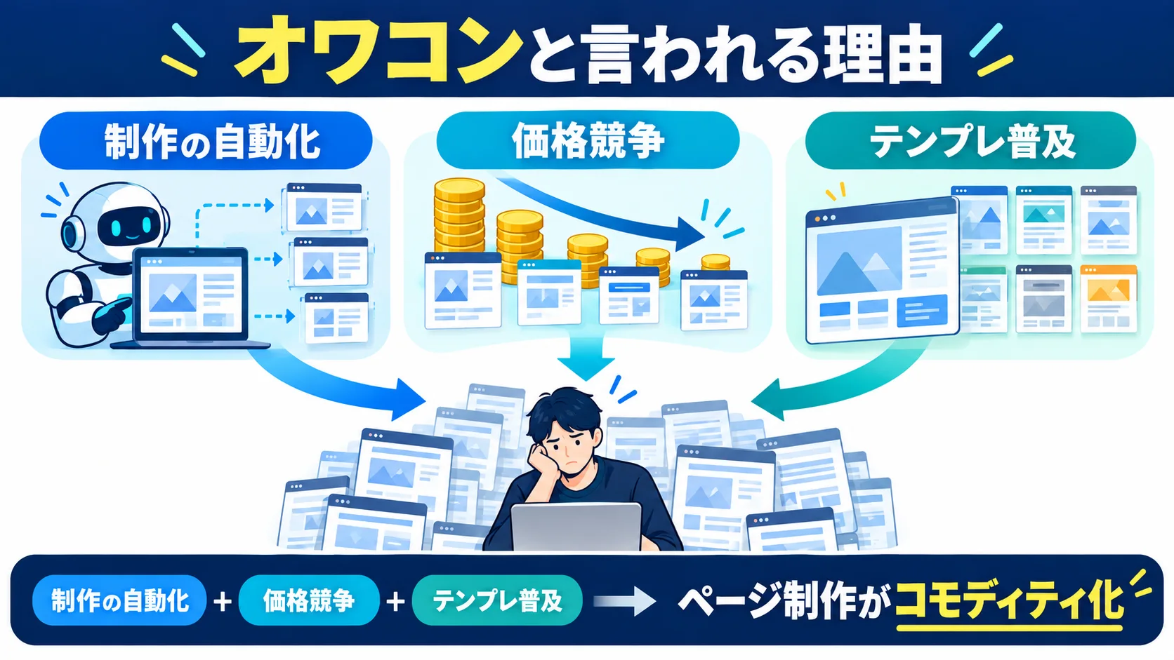 Web制作がオワコンと言われる3つの理由
