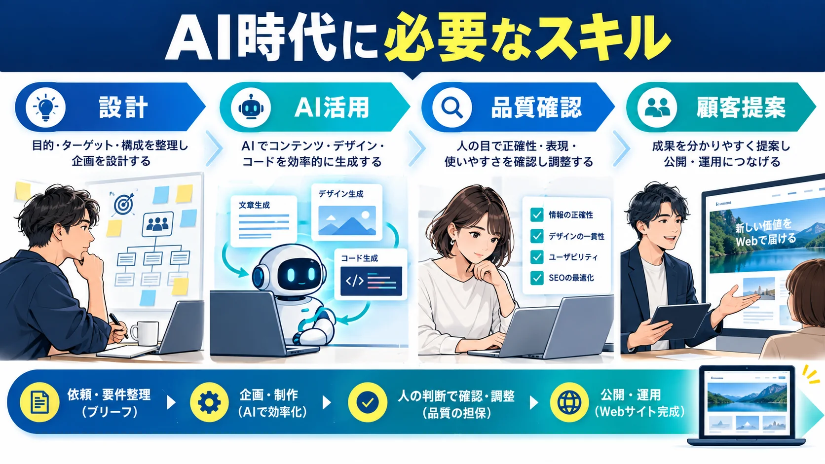 AI時代にWeb制作者が身につけるべきスキル
