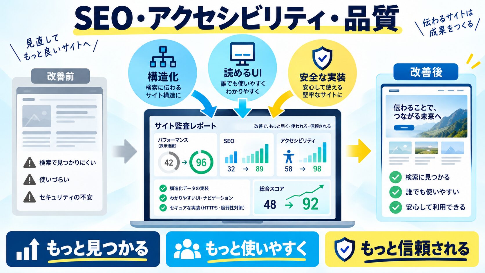 SEO・アクセシビリティ・ベストプラクティス