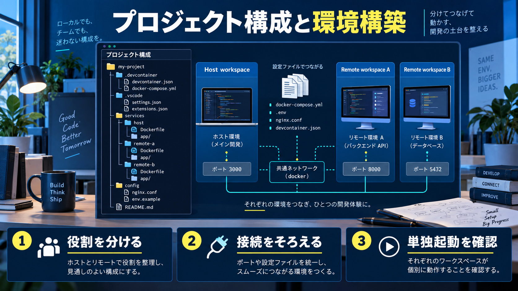 プロジェクト構成と環境構築