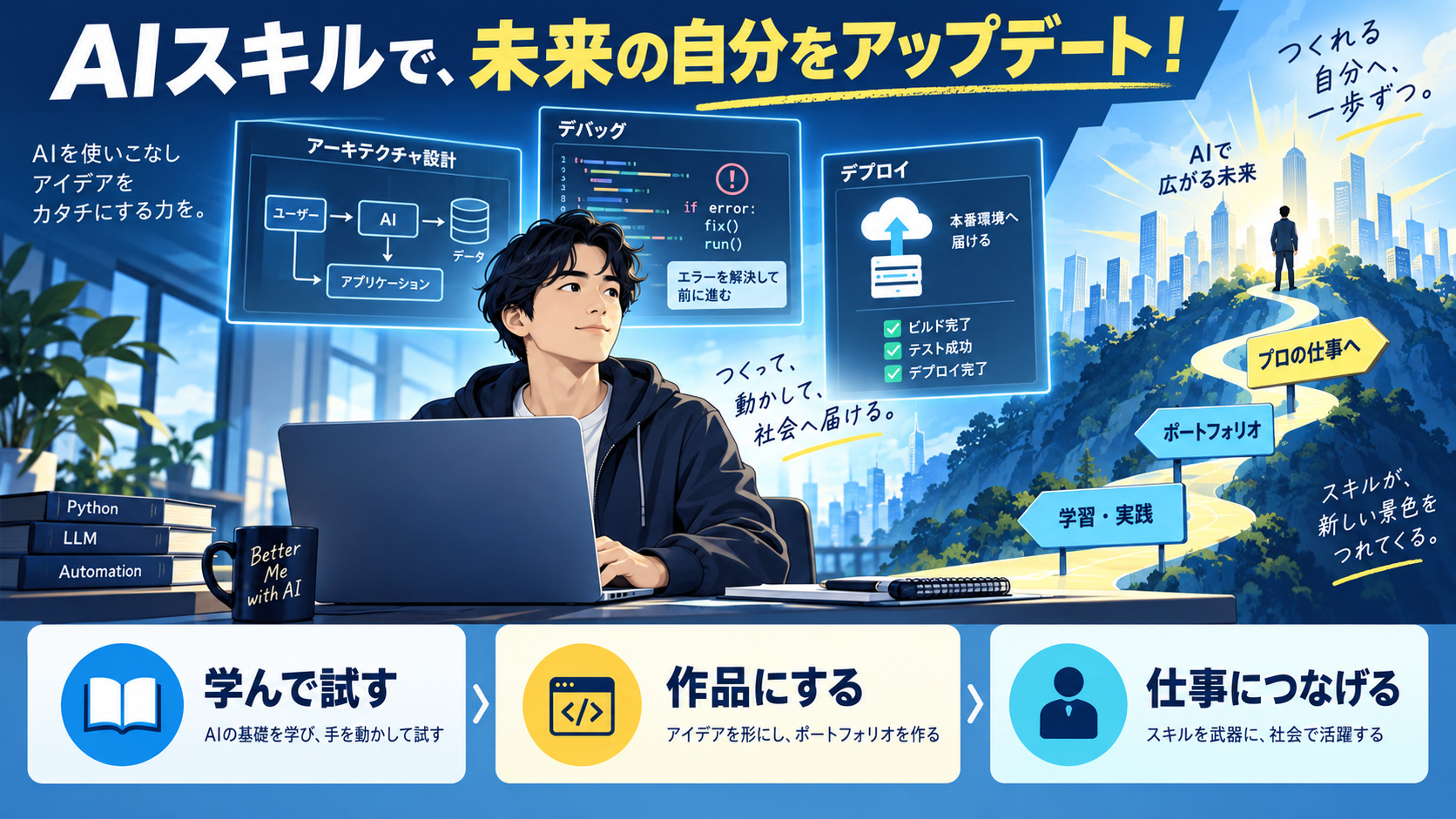 AIスキルで、未来の自分をアップデート!