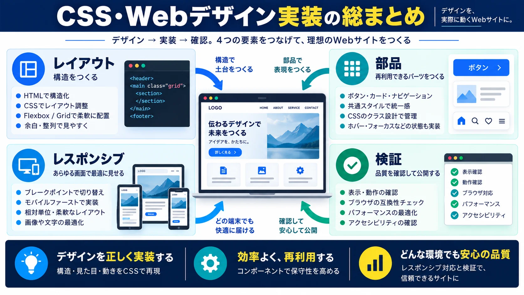 CSS・Webデザイン実装の総まとめ