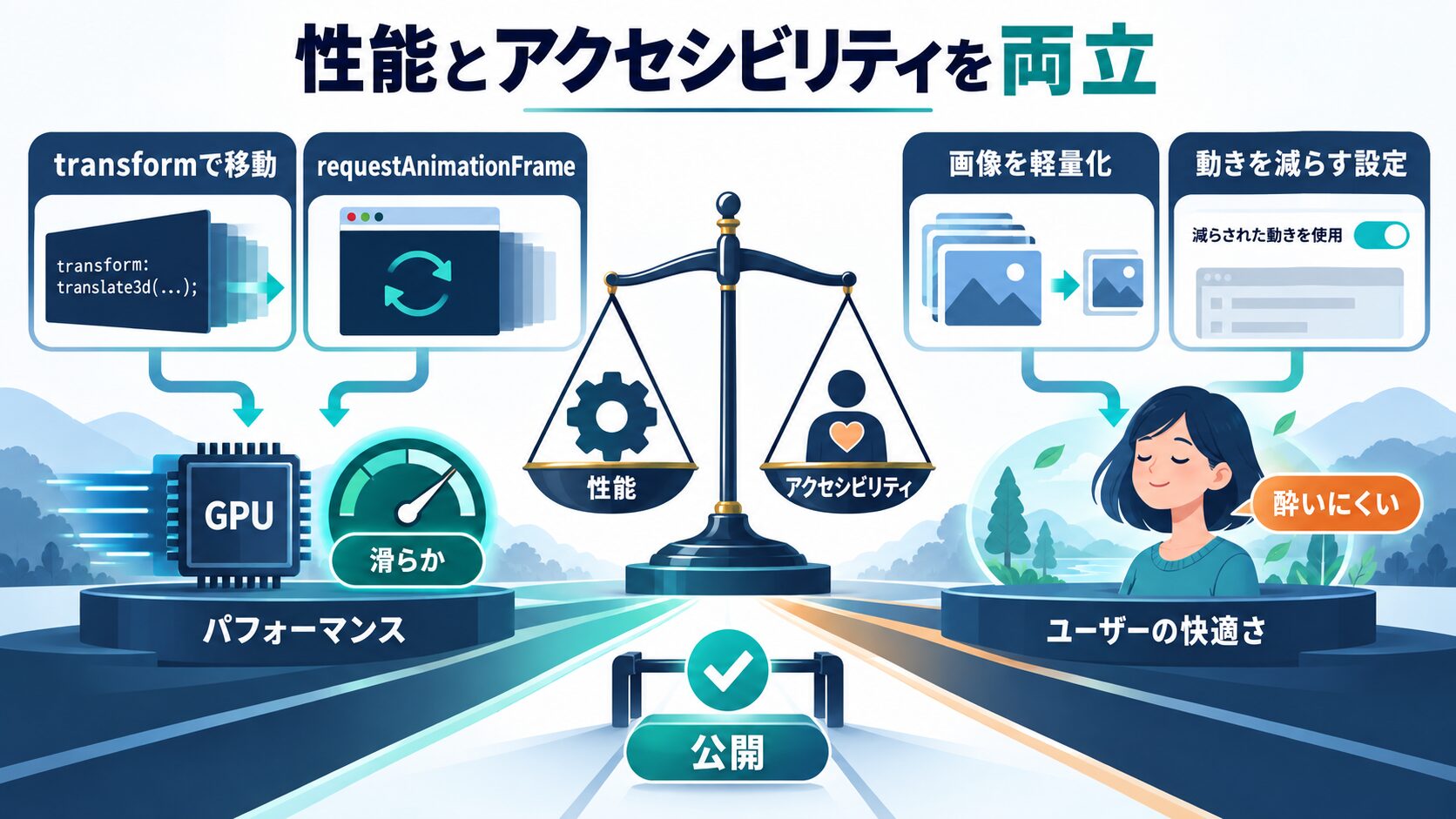 パフォーマンスとアクセシビリティを両立させる最適化テクニック