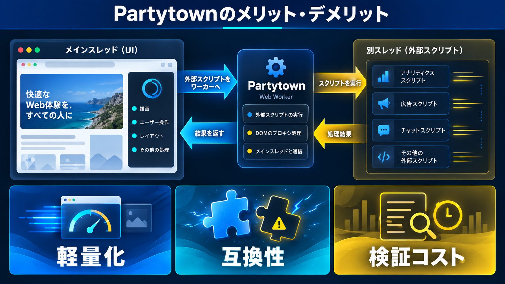 Partytownのメリット・デメリット