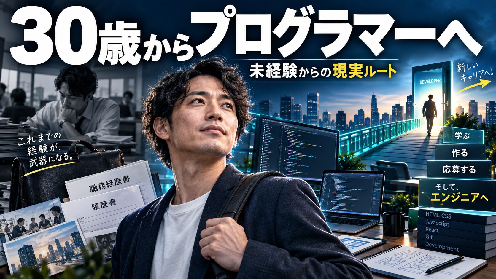 30歳未経験からプログラマーへ転職|完全ガイド