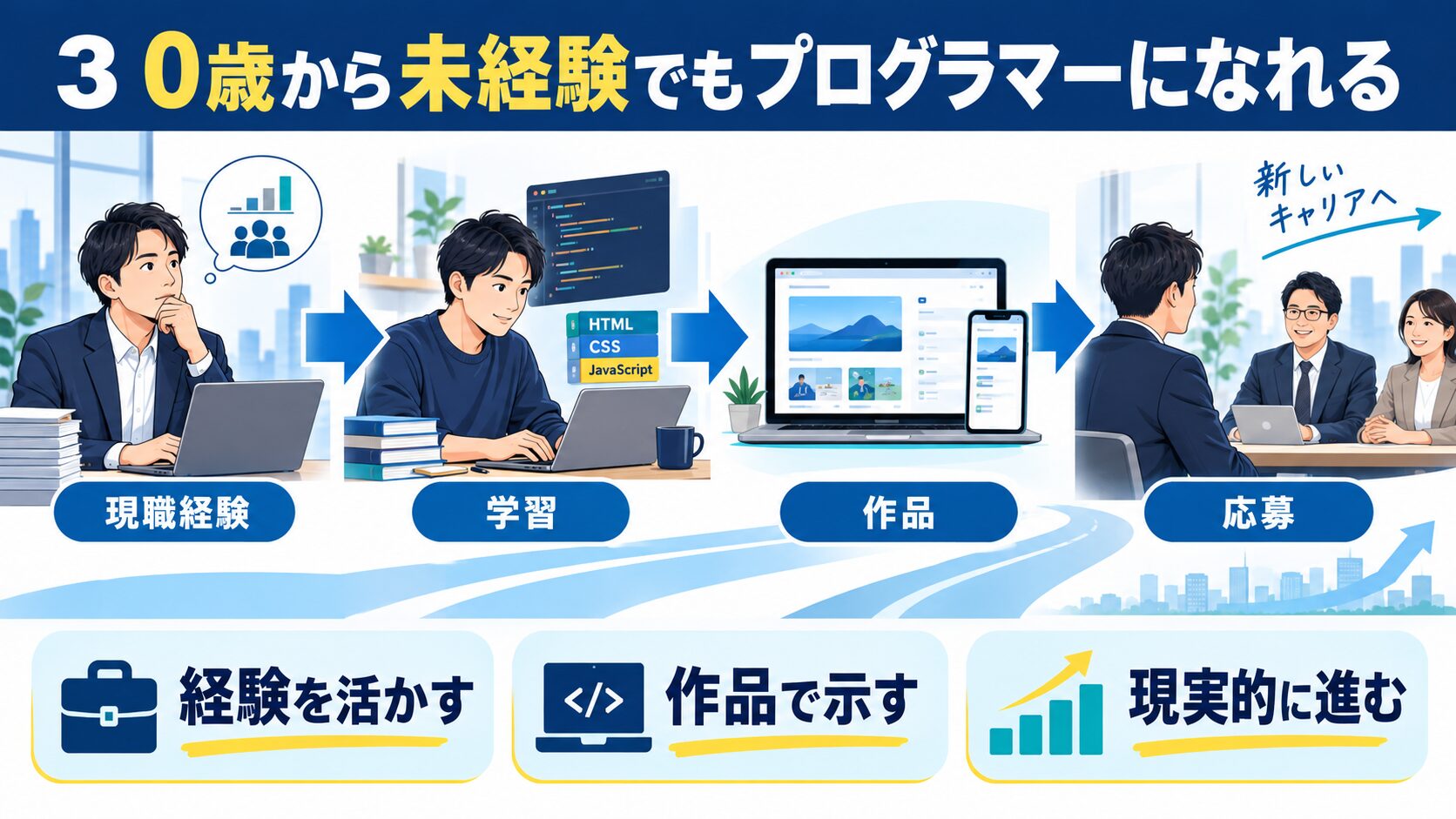 3 0歳から未経験でもプログラマーになれる