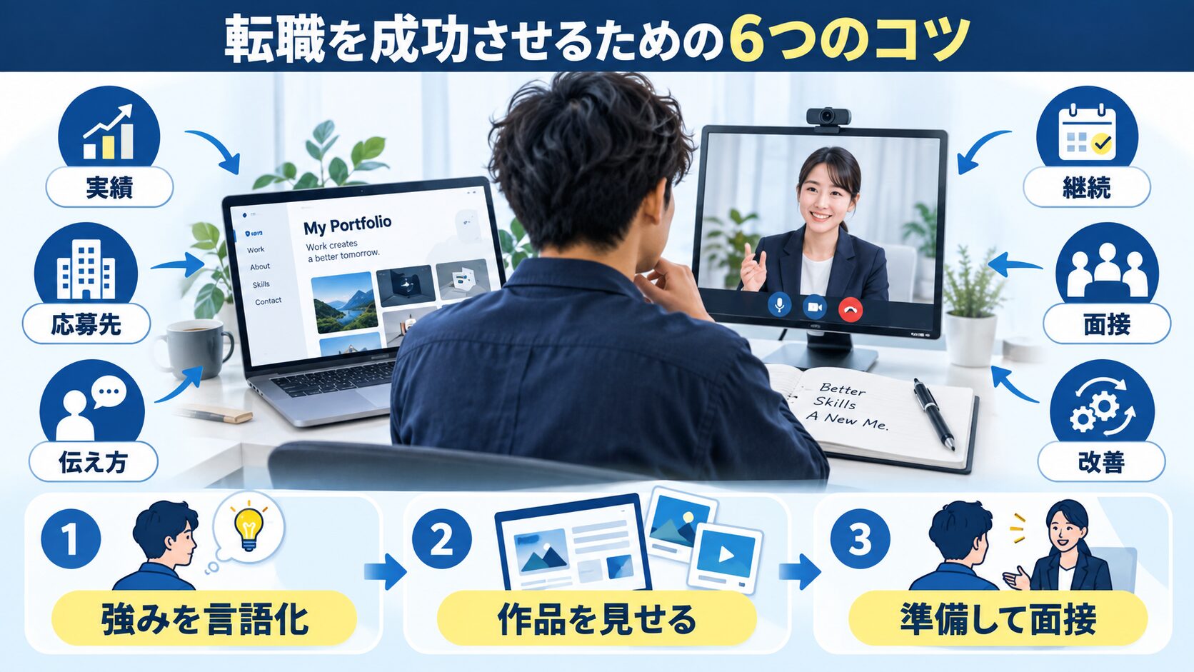 転職を成功させるための6つのコツ