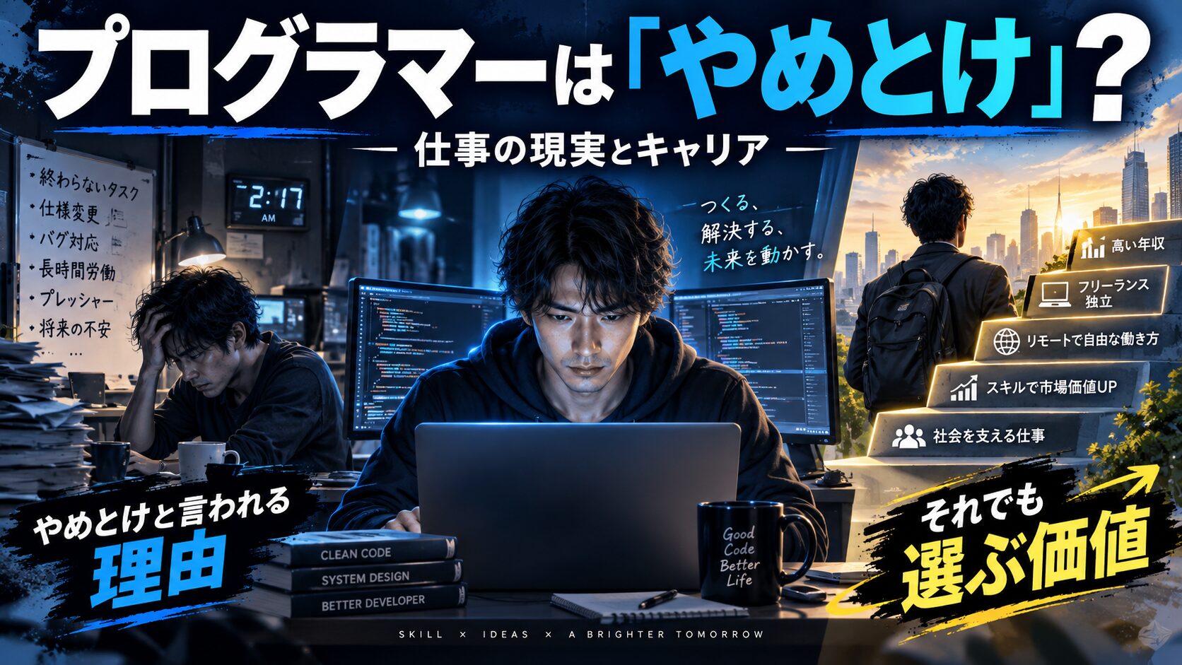 プログラマーはやめとけ?厳しい実態と適性を完全解説