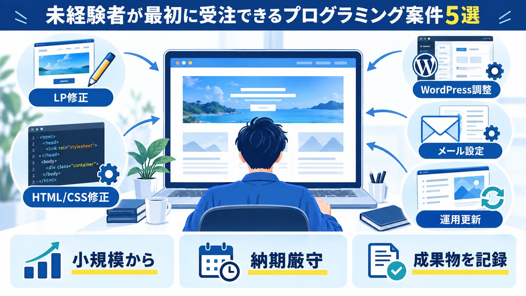 未経験者が最初に受注できるプログラミング案件5選