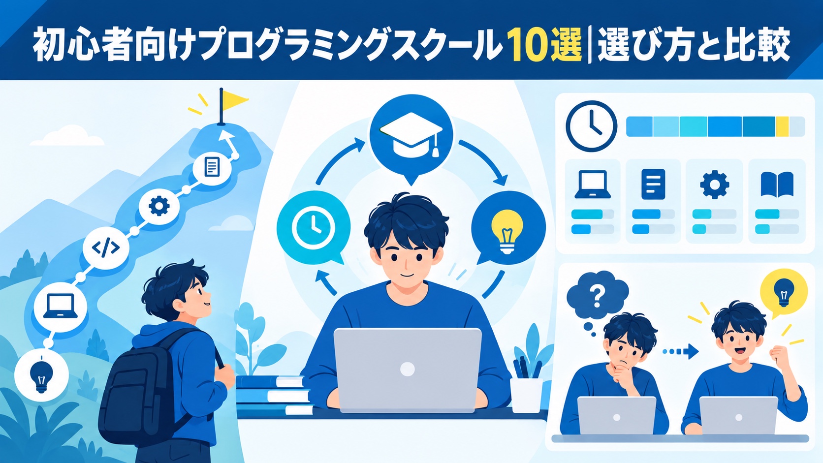 初心者向けプログラミングスクール10選|選び方と比較