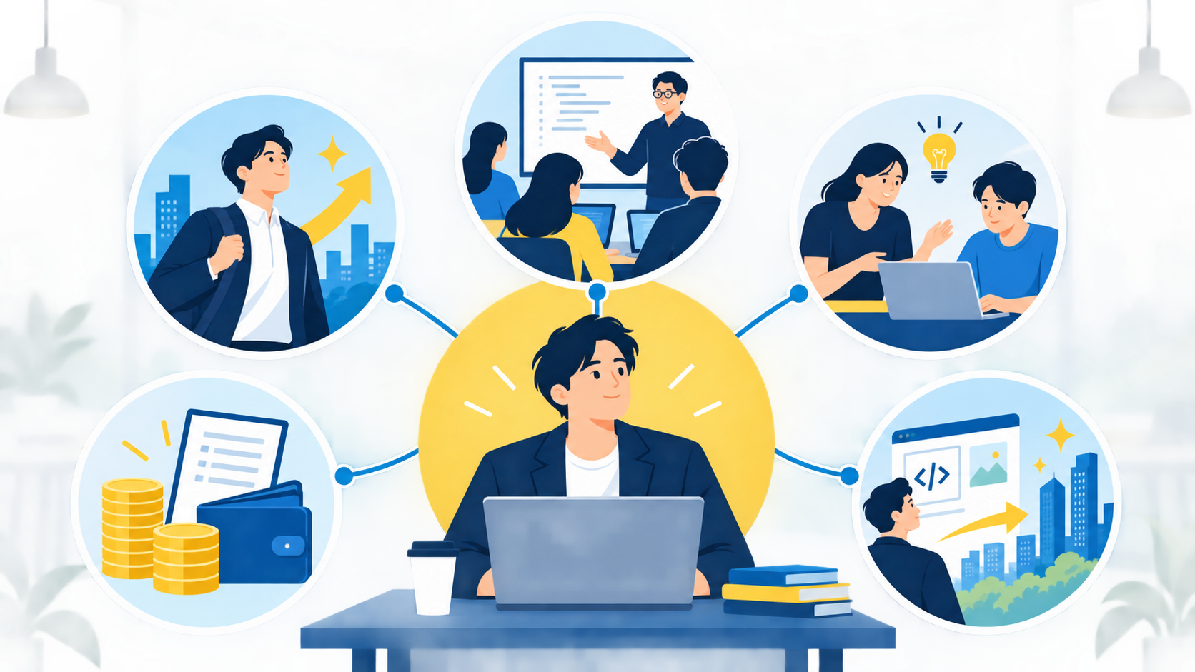 社会人向けスクール選びで確認すべき5つのポイント