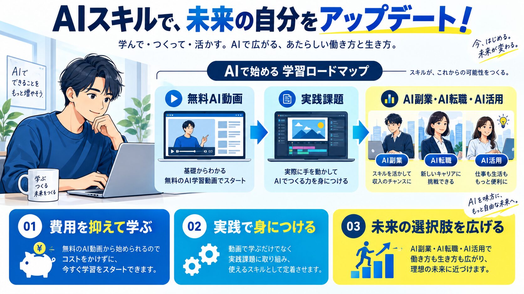 AIスキルで、未来の自分をアップデート!