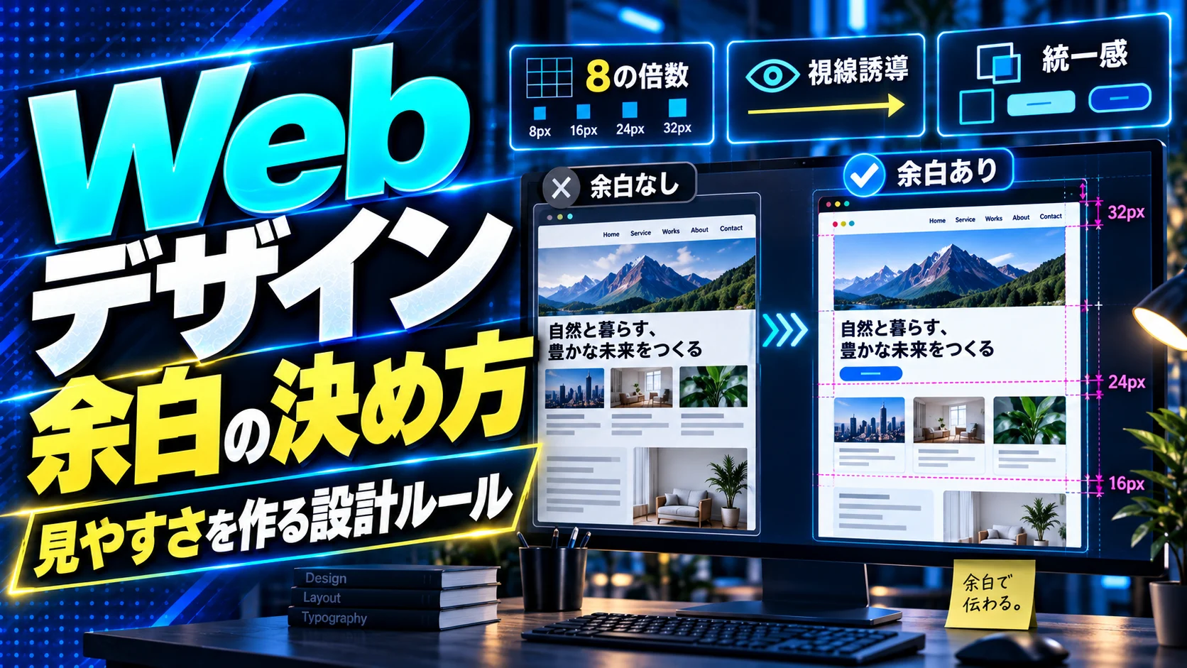 Webデザイン余白の決め方｜初心者向けガイド