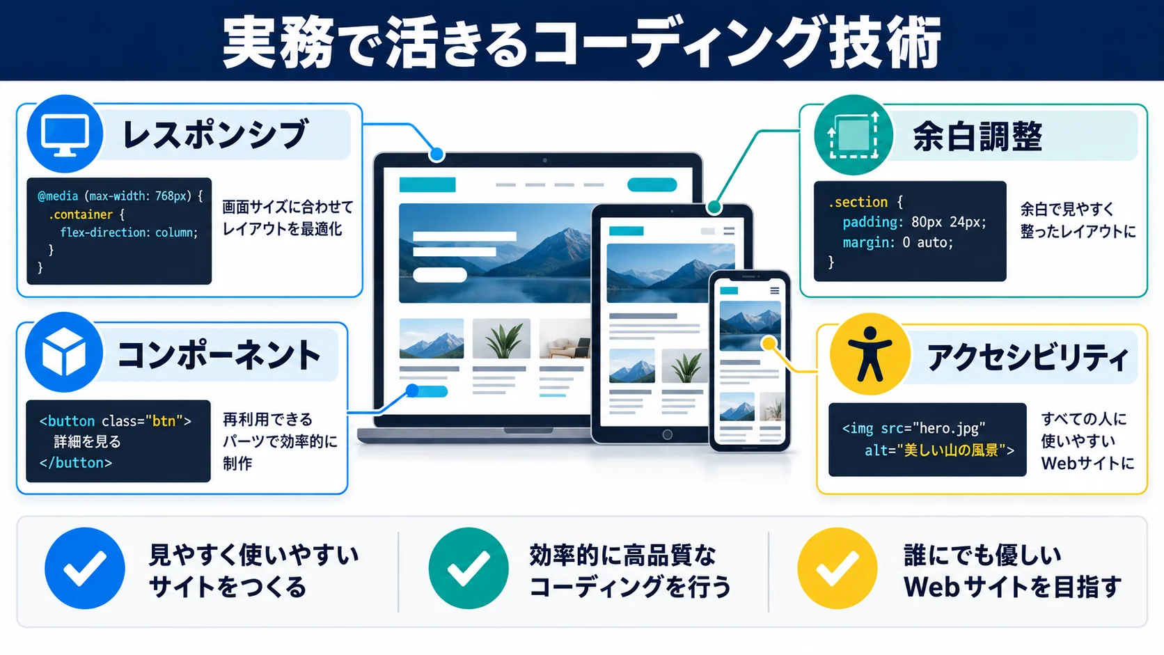 実務で活かすコーディング技術の具体例
