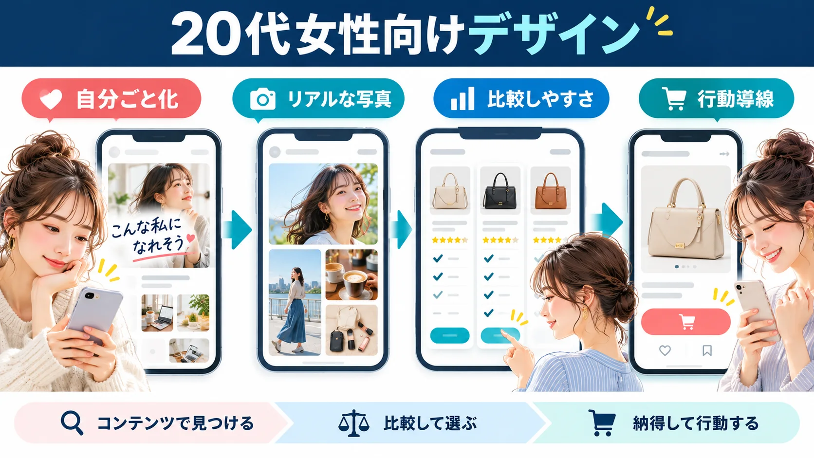 20代女性向けWebデザインで押さえるべきポイント