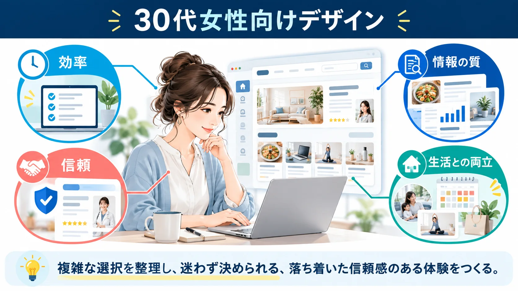 30代女性向けWebデザインの参考になるデザイン事例