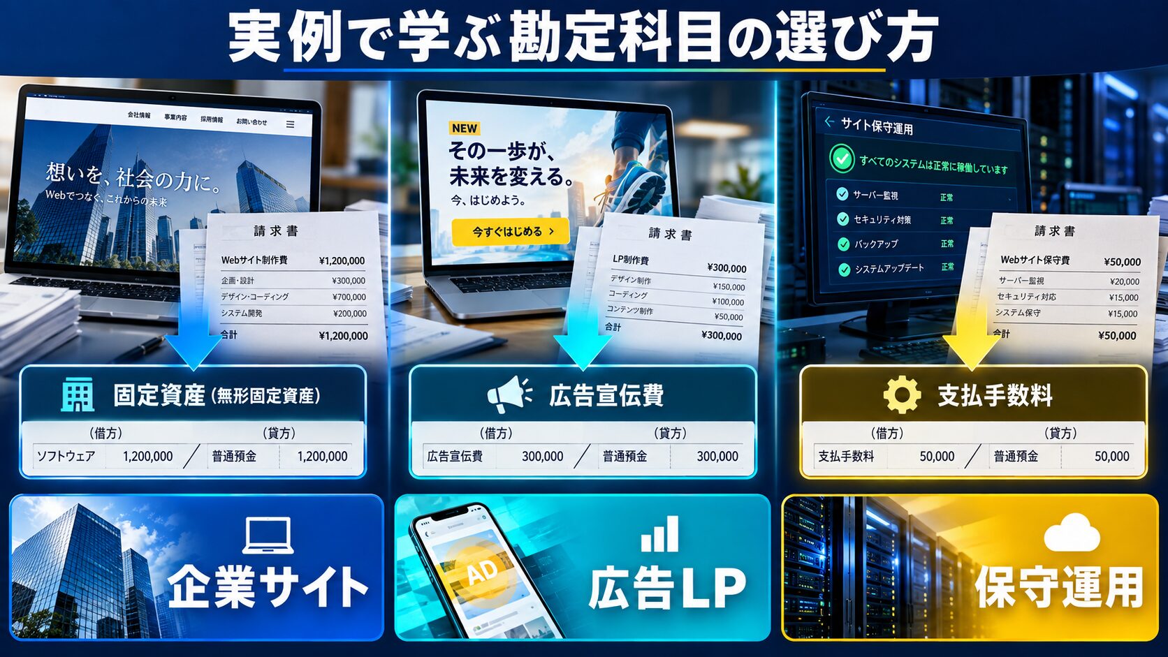実例で学ぶ勘定科目の選び方