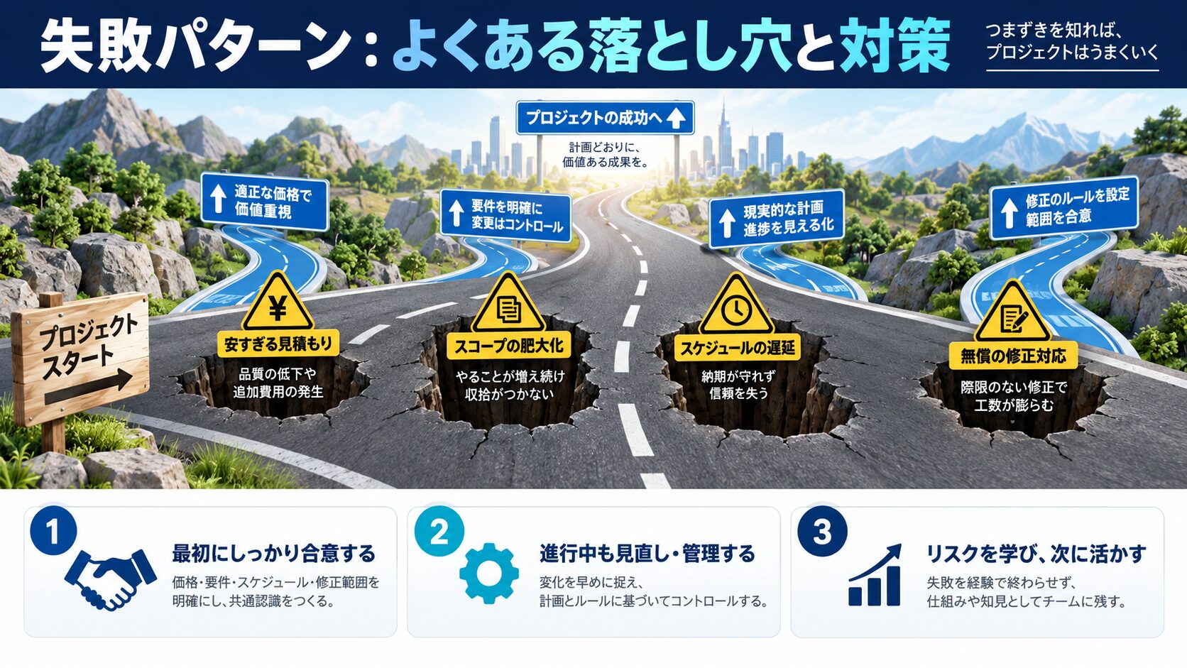 失敗パターン:よくある落とし穴と対策