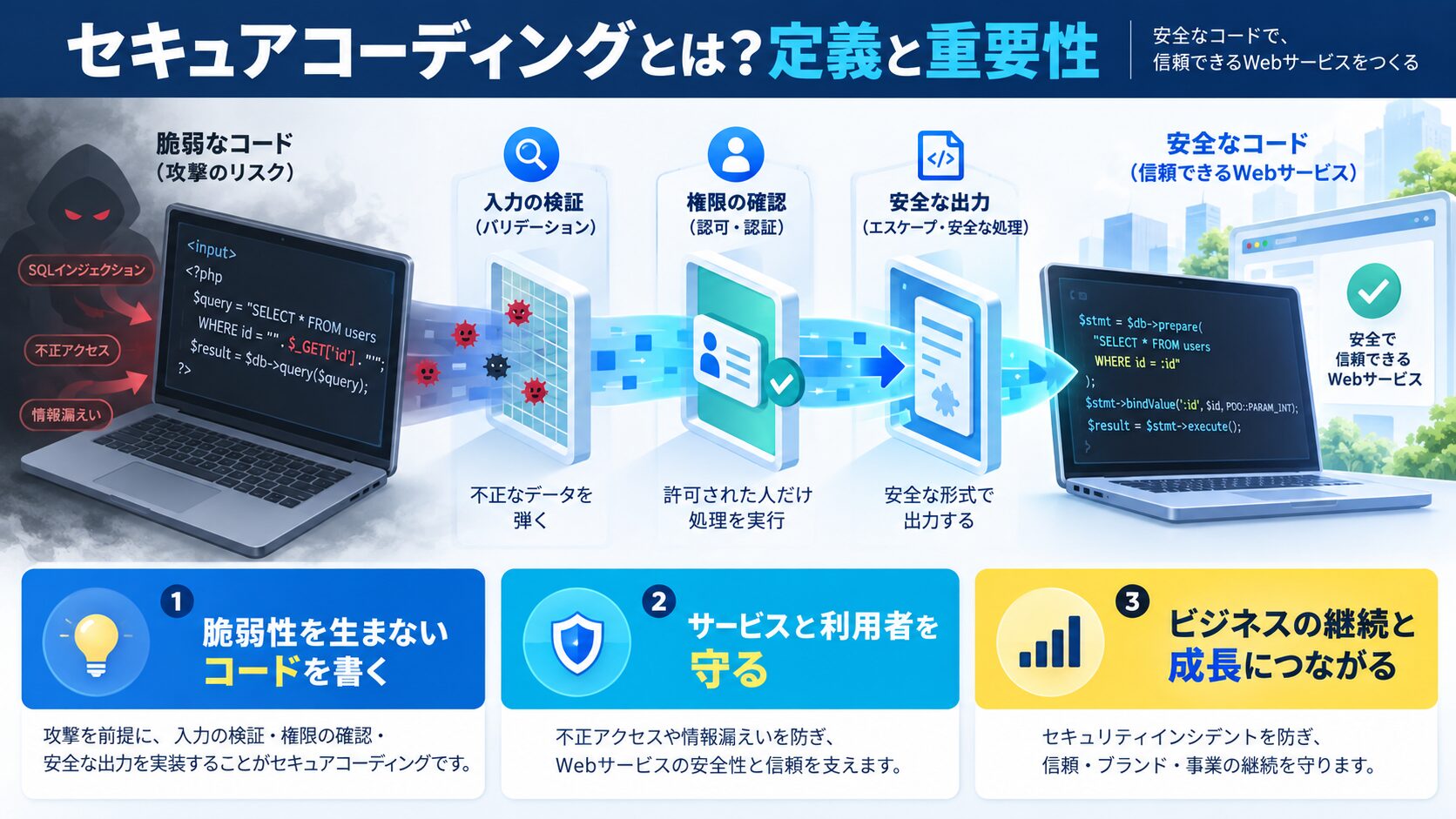 セキュアコーディングとは?定義と重要性