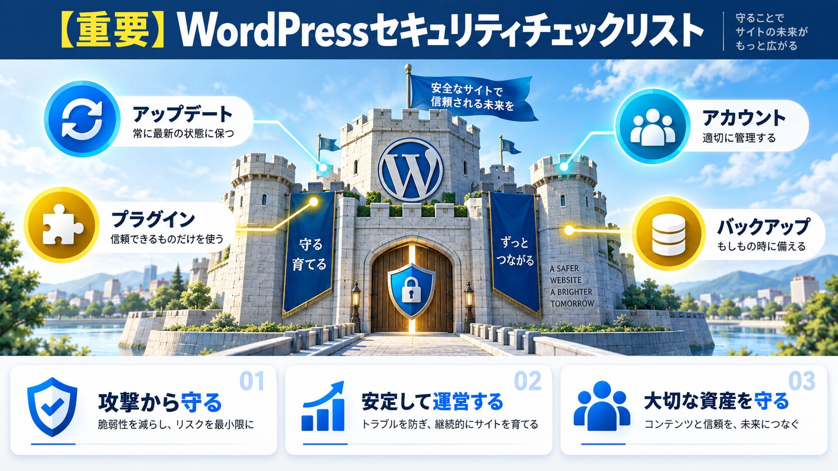 【重要】WordPressセキュリティチェックリスト