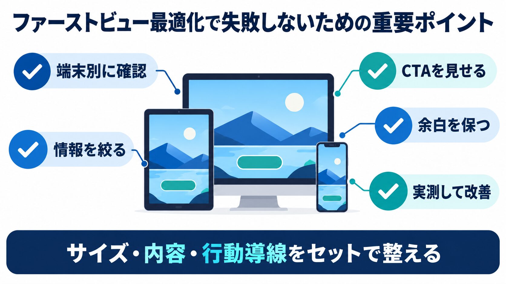 ファーストビュー最適化で失敗しないための重要ポイント