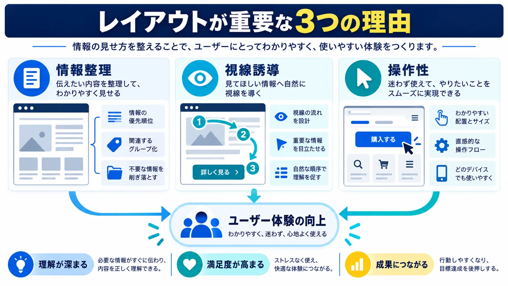 Webデザインのレイアウトが重要な3つの理由