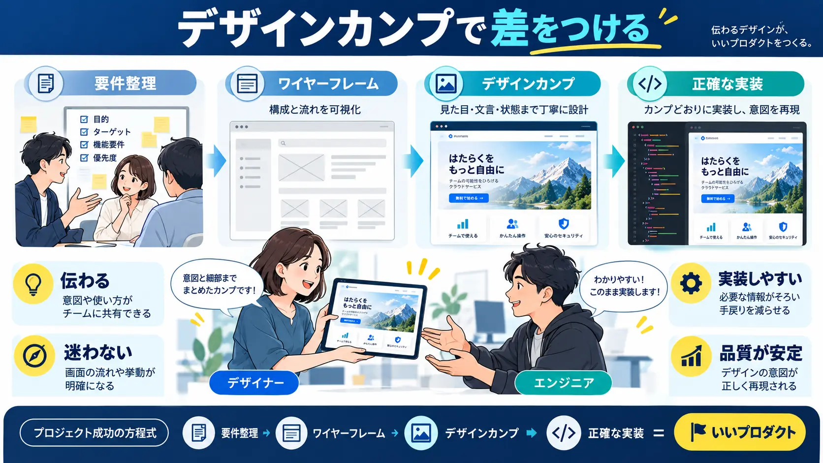 まとめ|デザインカンプ作成で差をつけるポイント