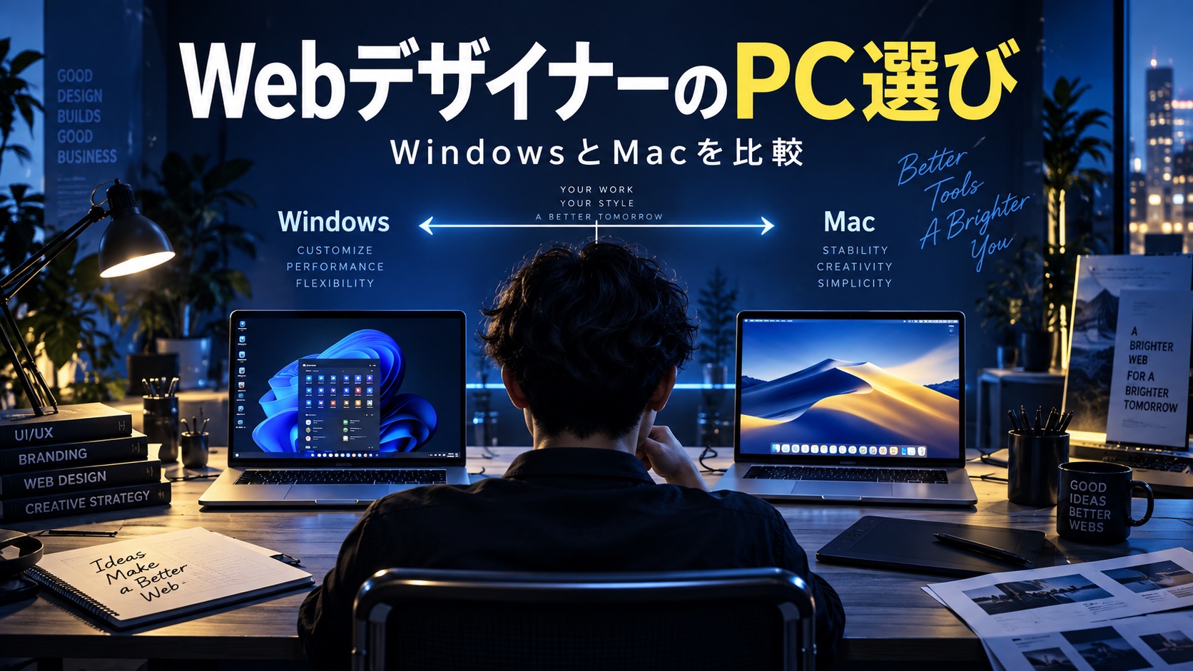 WebデザイナーのPC選び完全ガイド|WindowsとMac徹底比較