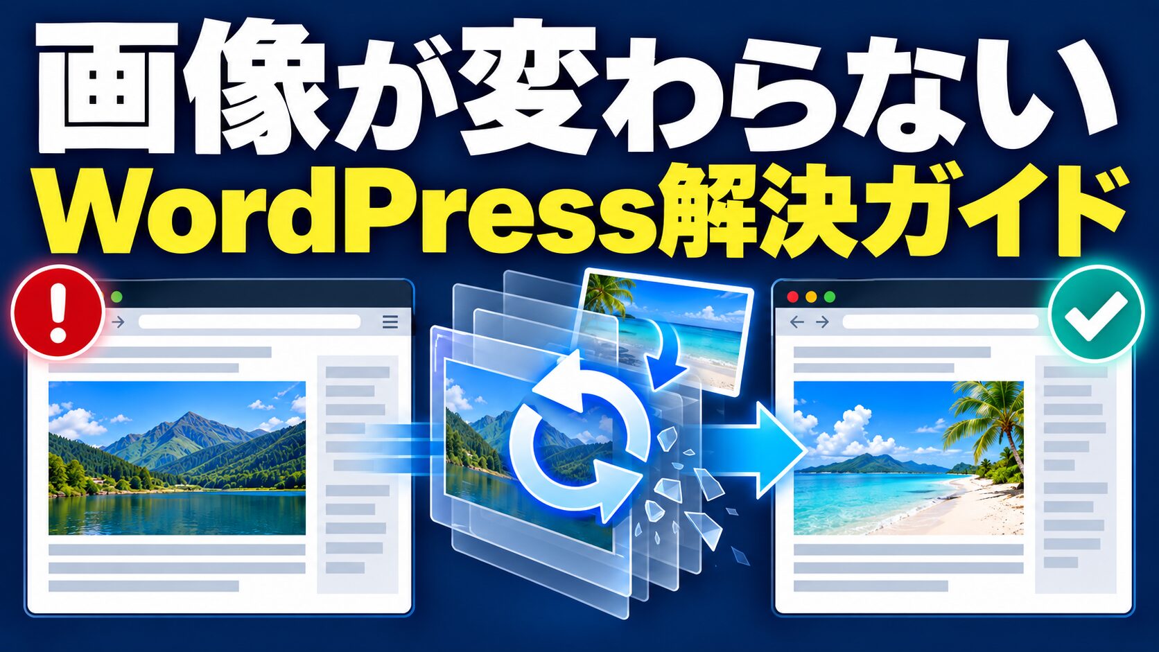 WordPressで画像が変わらない原因と解決方法【完全ガイド】