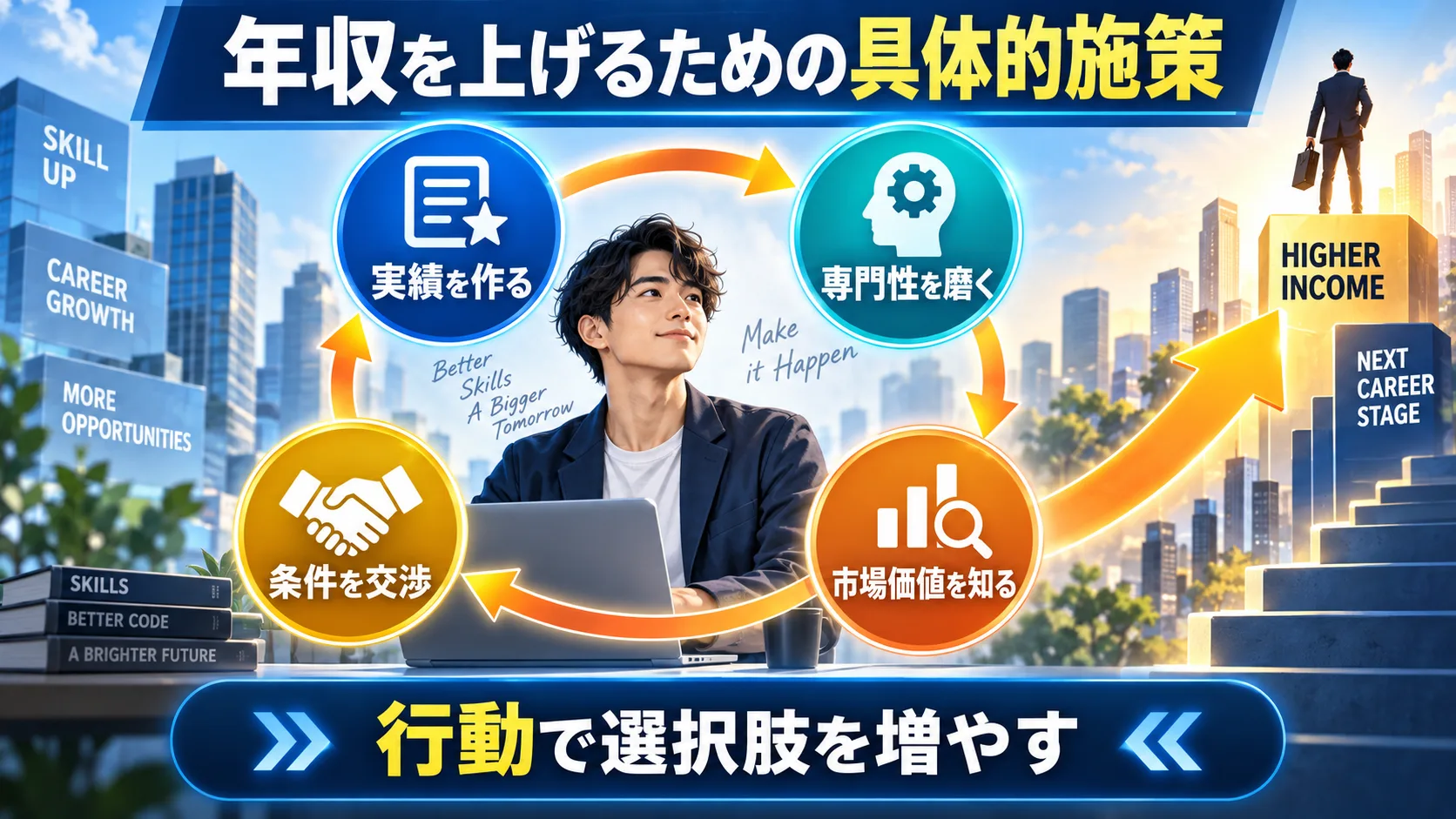 年収を上げるプログラマーになるための具体的施策