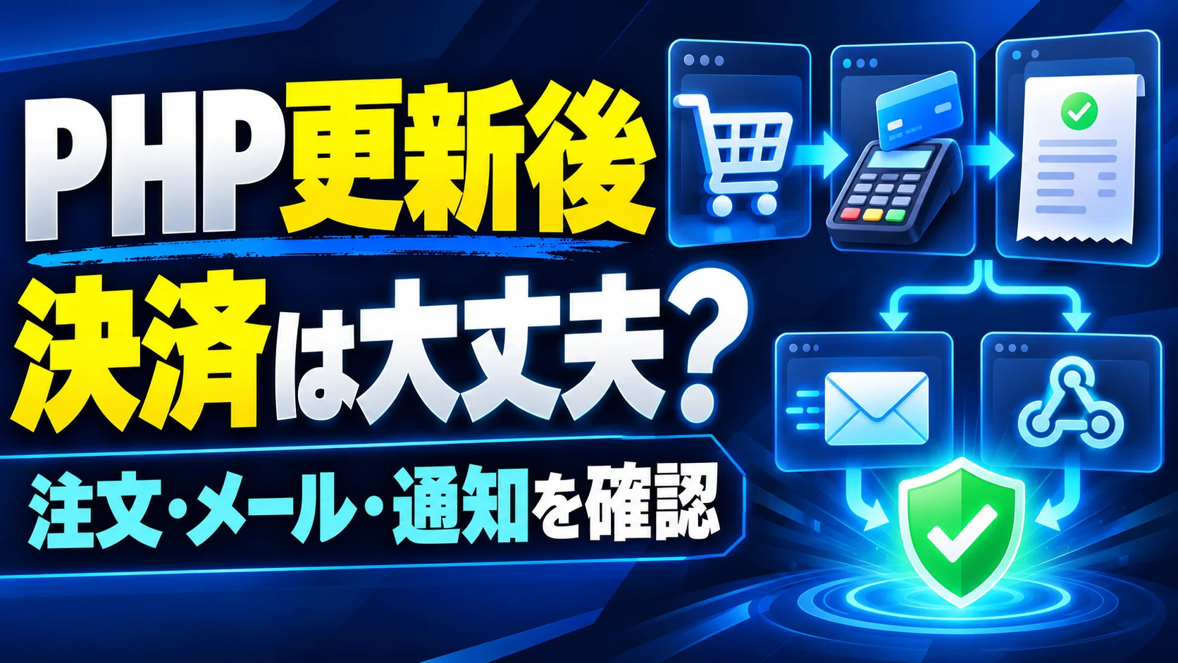 PHP更新後にWooCommerceの決済が動くか確認する方法｜注文・メール・Webhookまで