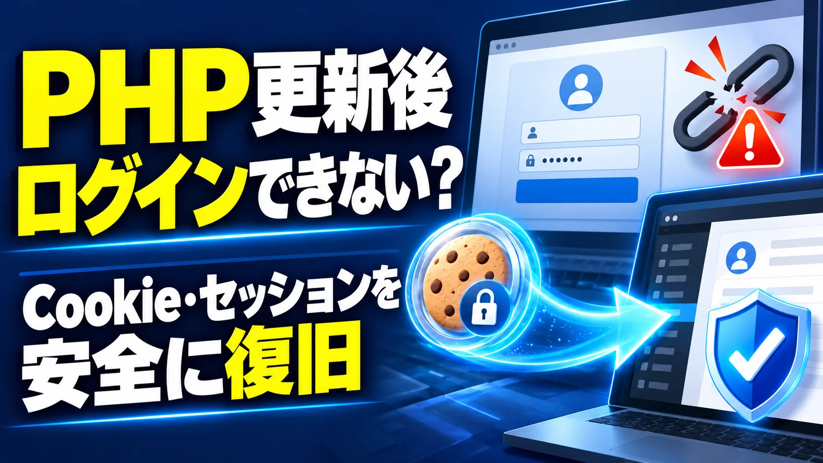 PHP更新後にWordPressへログインできない時の直し方｜Cookie・セッションの安全な切り分け