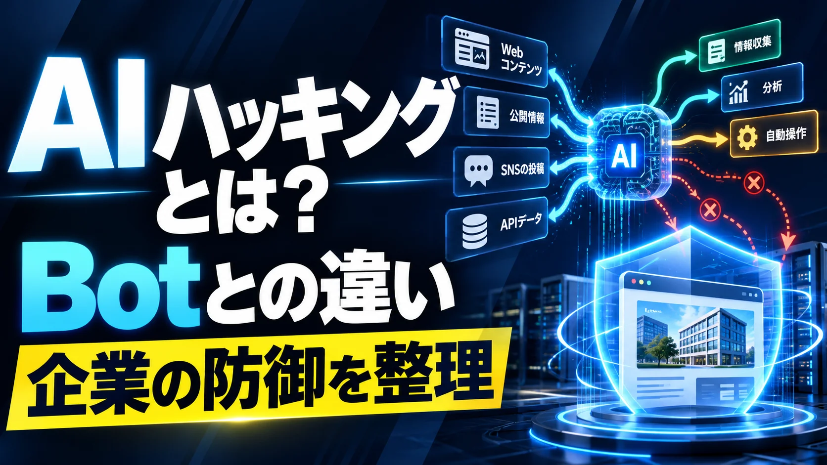 AIハッキングとは？従来Botとの違いと企業が取るべき防御策