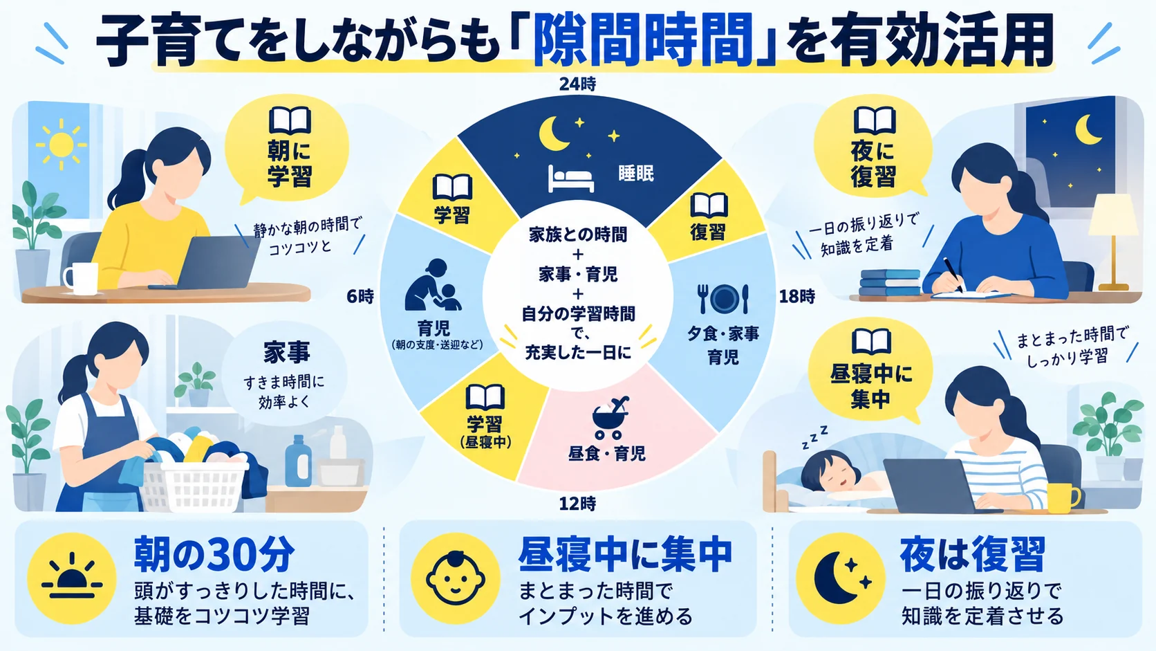 子育てをしながらも「隙間時間」を有効活用