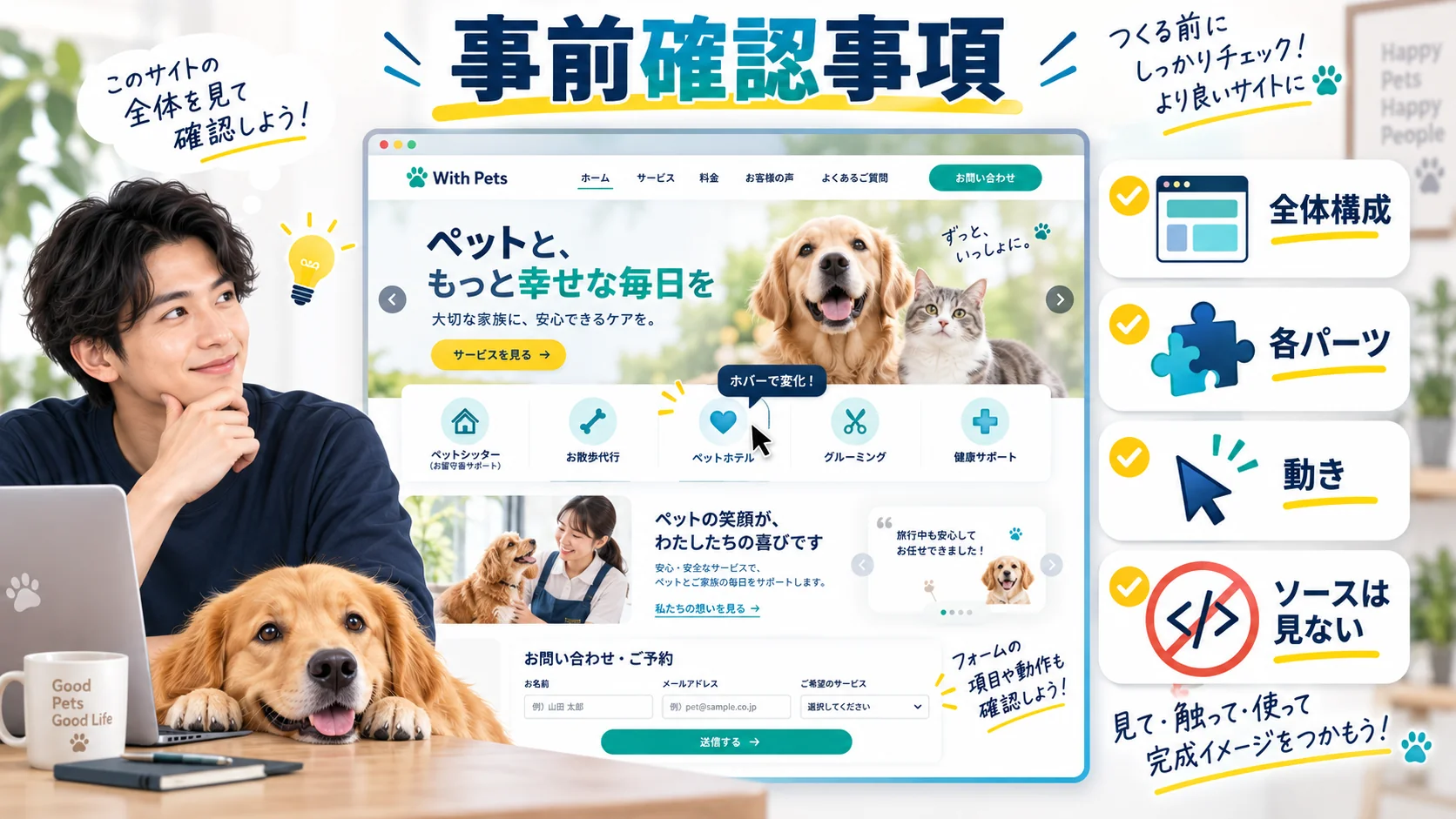 事前確認事項