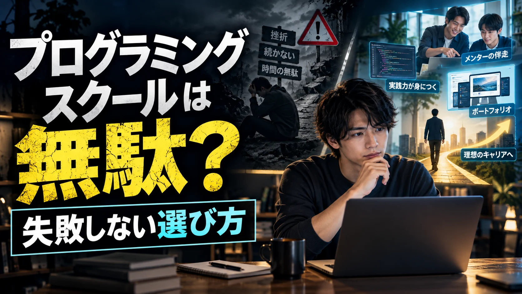 プログラミングスクールは無駄？失敗しない選び方