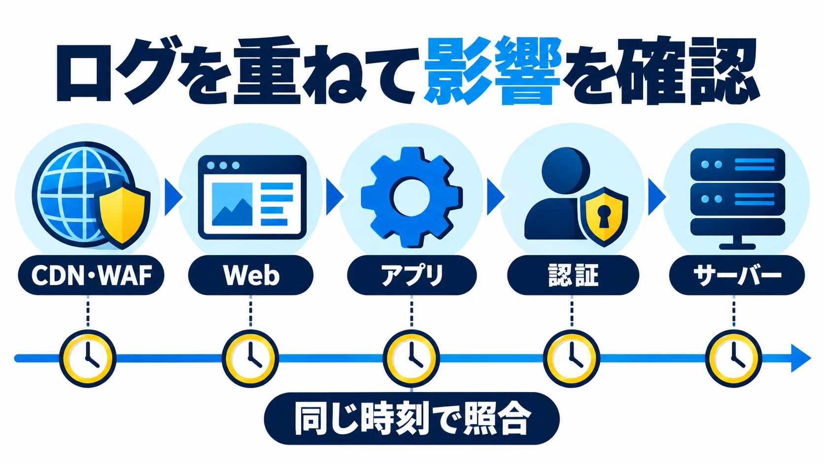 ログから読める事実と、読めない事実を分けるの図解